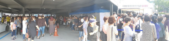 힐스테이트 데시앙 도남 견본주택. 현대·태영건설 제공